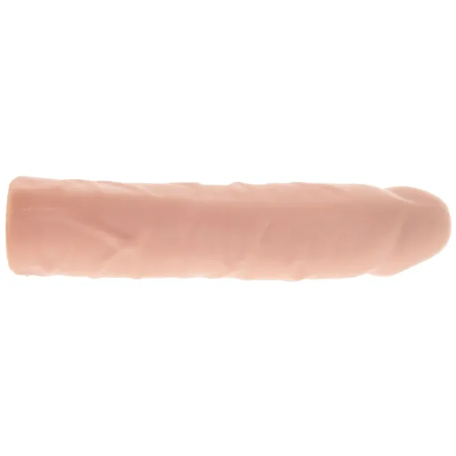 Penis Sleeve Extender Realistic Veiny 7 in. Beige