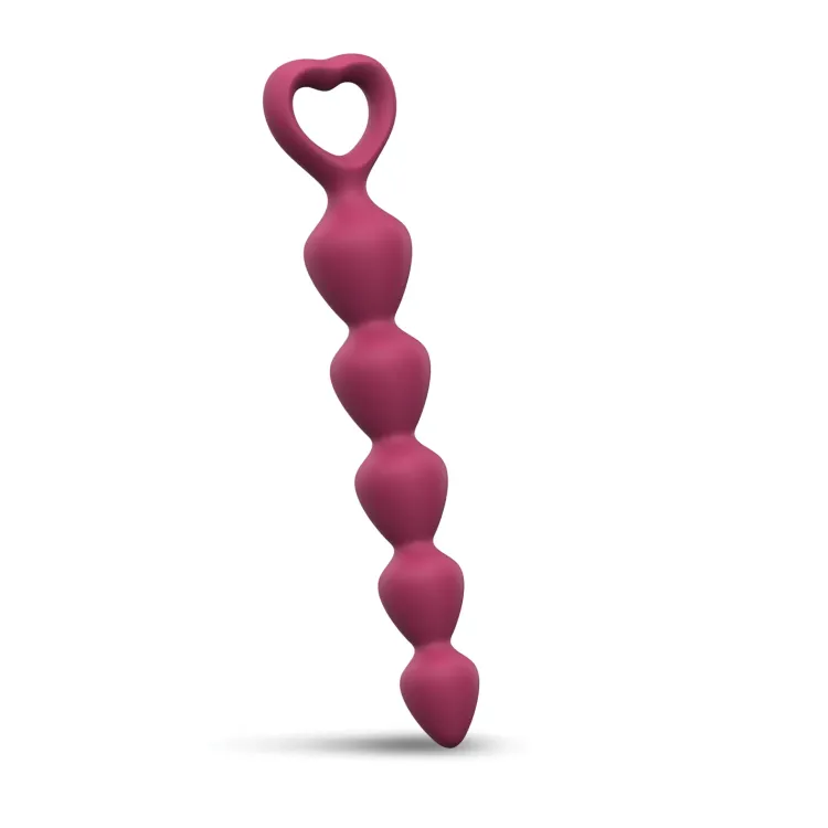 Anal Beads Silicone Prune Medium Anal Beads Silicone Prune Medium