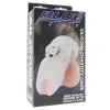 Blue Line Silicone Chastity Cock Cage White