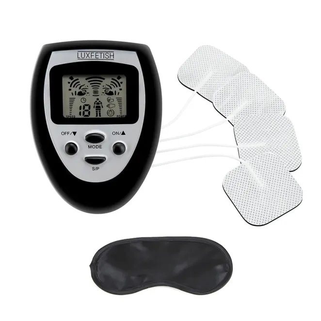 Lux Fetish Electro-Sex Kit with Stimulation Pads (78976) | SlipDix.com