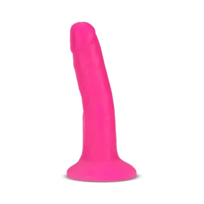 6 Inch Realistic Silicone Dual Density Dildo Pink