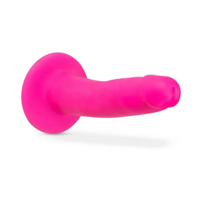 5 Inch Realistic Silicone Dual Density Dildo Pink