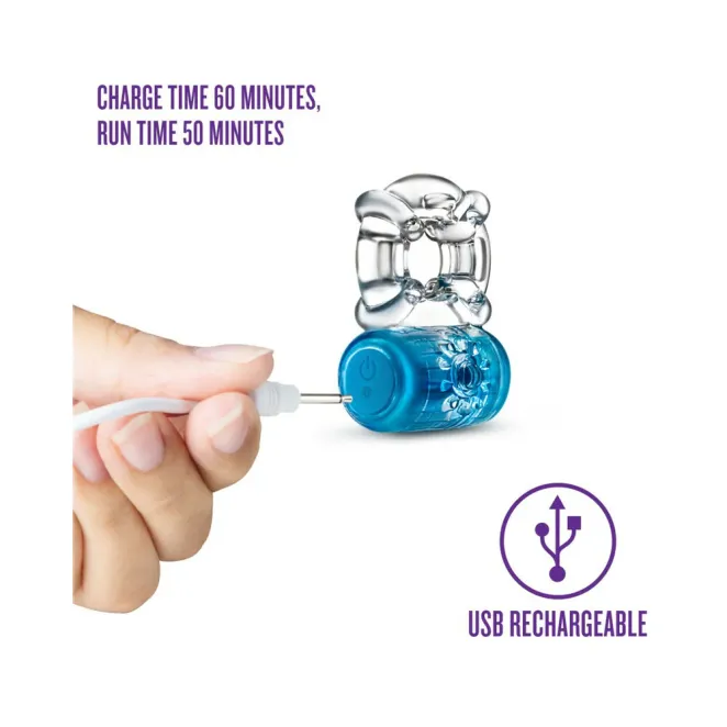 Vibrating Stretchy Couples Cock Ring