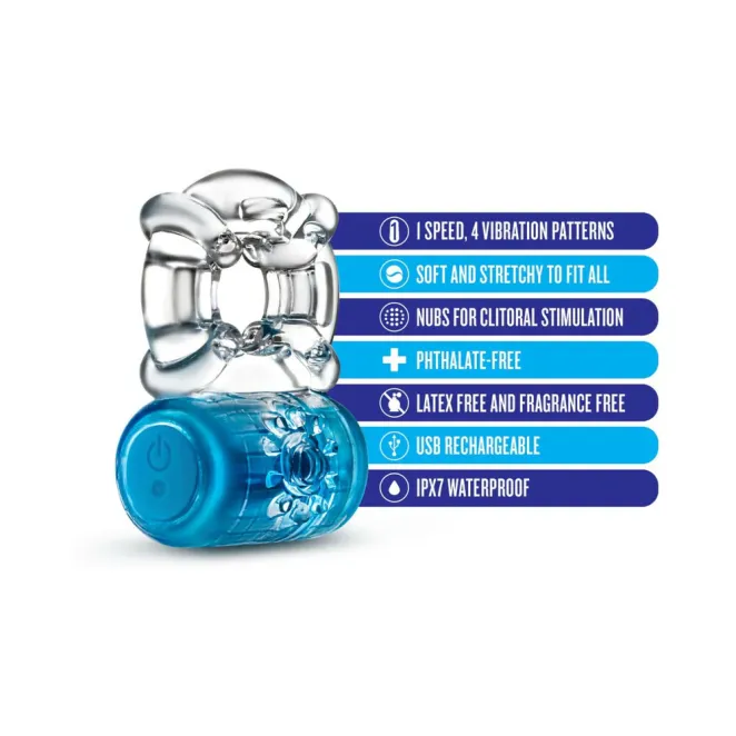 Vibrating Stretchy Couples Cock Ring