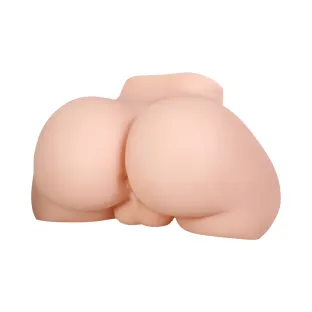 Realistic Male Ass Stroker with Balls Beige
