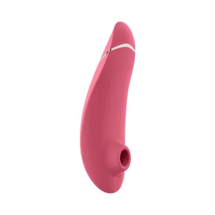 Womanizer Premium 2 Silicone Luxurious Pleasure Air Clitoral Stimulator Raspberry