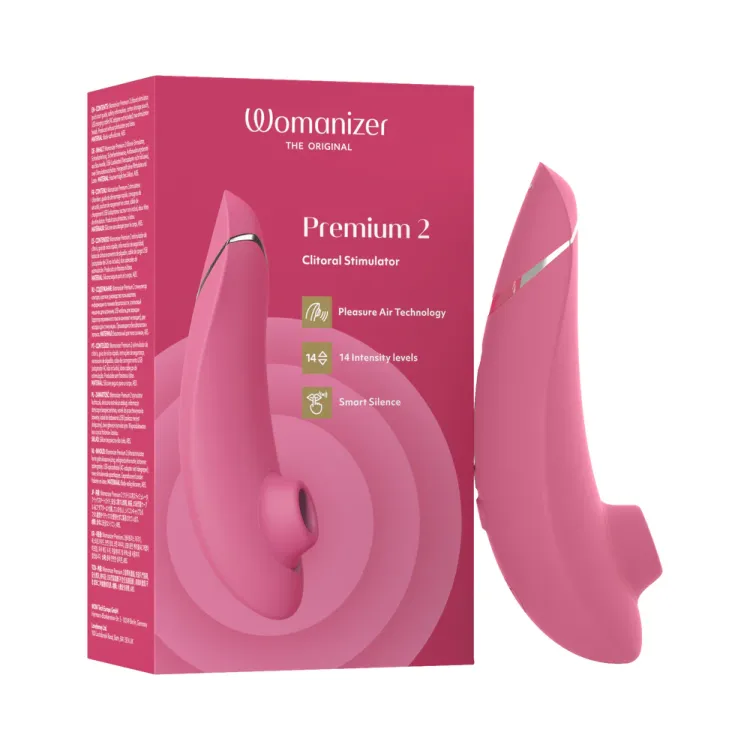 Womanizer Premium 2 Silicone Luxurious Pleasure Air Clitoral Stimulator Raspberry Womanizer Premium 2 Silicone Luxurious Pleasure Air Clitoral Stimulator Raspberry