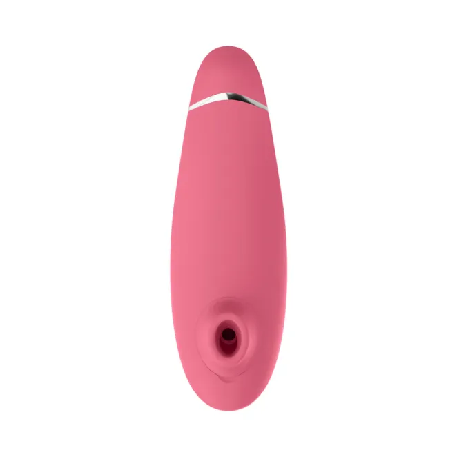 Womanizer Premium 2 Silicone Luxurious Pleasure Air Clitoral Stimulator Raspberry