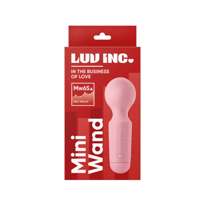 MW65 Mini Wand Flexible Silicone Vibrator Pink