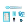Le Wand All That Glimmers Petite Rechargeable Vibrating Massager Light Blue