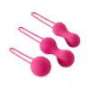 Je Joue Ami Silicone Kegel Set of 3 Fuchsia (80273) by Je Joue | Kegel Exercisers & Balls | SlipDix.com Je Joue Ami Silicone Kegel Set of 3 Fuchsia (80273) | SlipDix.com