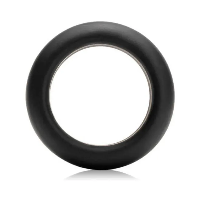 Silicone Cock Ring Maximum Stretch Black