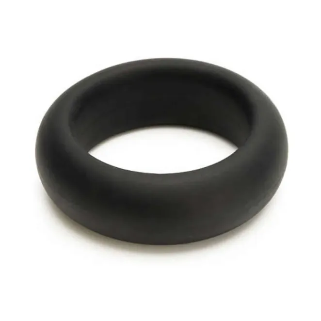 Silicone Cock Ring Maximum Stretch Black