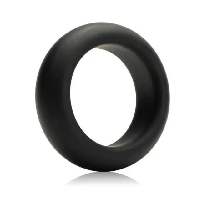 Silicone Cock Ring Maximum Stretch Black