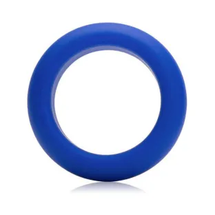 Silicone Cock Ring Minimum Stretch Blue