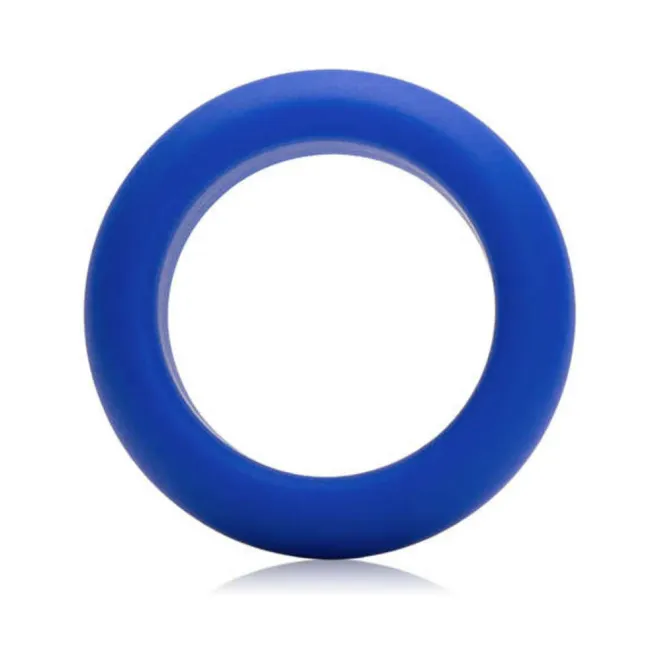 Silicone Cock Ring Minimum Stretch Blue