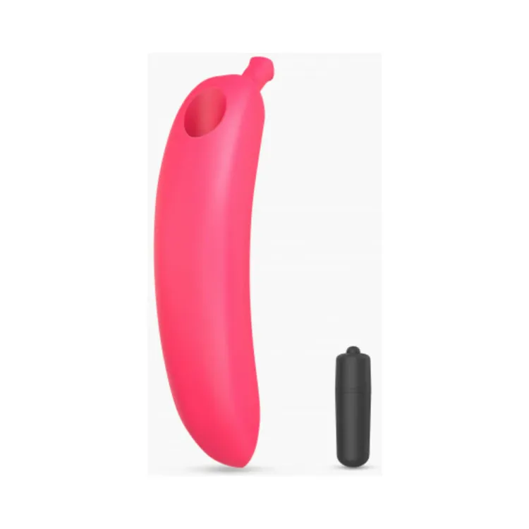 Oh Oui Silicone Banana Vibrator Pink Oh Oui Silicone Banana Vibrator Pink