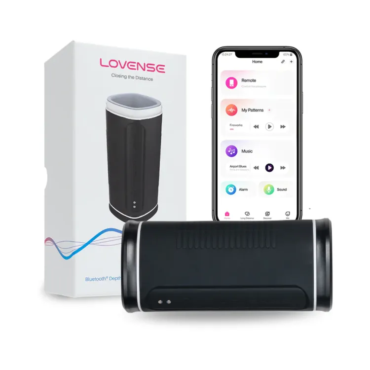 Lovense Calor Bluetooth Vibrating & Heating Masturbator Lovense Calor Bluetooth Vibrating & Heating Masturbator