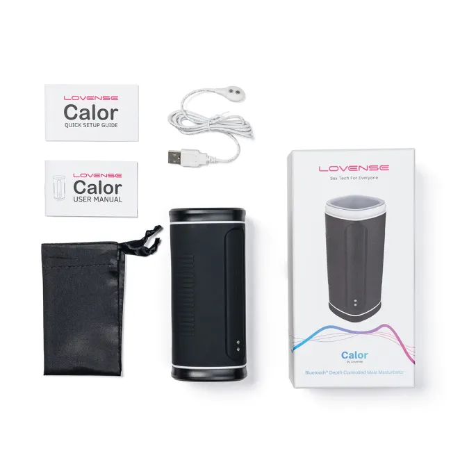 Lovense Calor Bluetooth Vibrating & Heating Masturbator