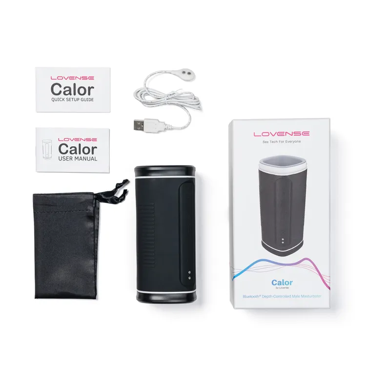 Lovense Calor Bluetooth Vibrating & Heating Masturbator Lovense Calor Bluetooth Vibrating & Heating Masturbator