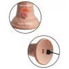 8 Inch Realistic Vibrating Dual Density Silicone Dildo Beige