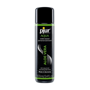 pjur AQUA Aloe Vera Water-Based Personal Lubricant 3.4 oz.