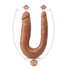 12 in. Realistic Dual-Ended Dildo Tan 12 in. Realistic Dual-Ended Dildo Tan