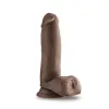 7 in. Self-Lubricating Realistic Dildo with Balls Brown 7 in. Self-Lubricating Realistic Dildo with Balls Brown