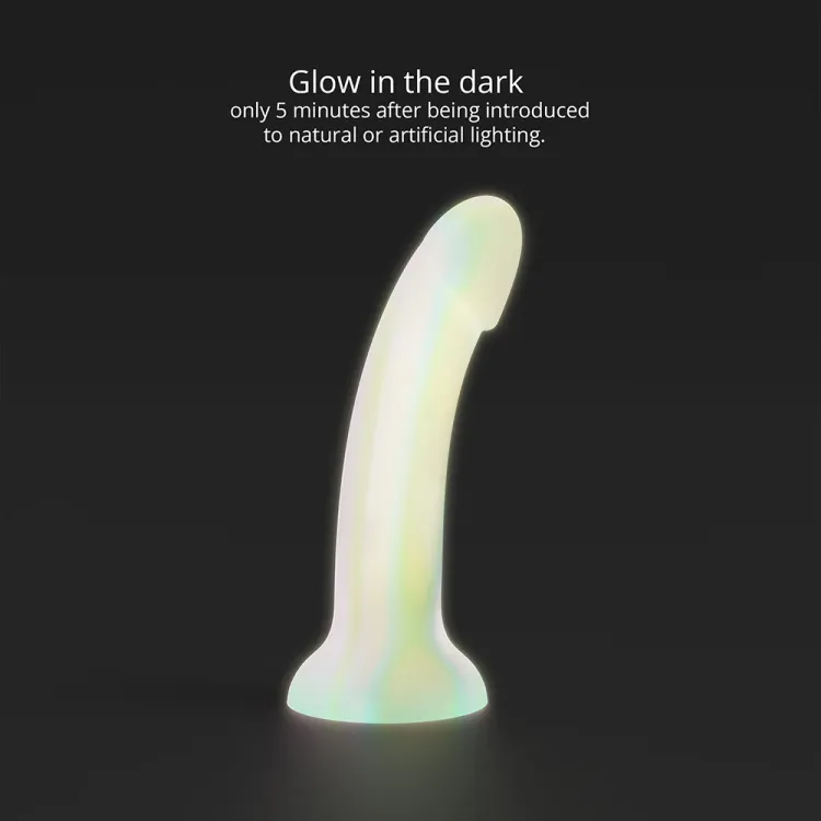 7 in. Fantasia Glow-in-the-Dark Silicone Dildo Pastel 7 in. Fantasia Glow-in-the-Dark Silicone Dildo Pastel