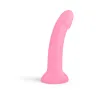 7 Inch Dildolls Glitzy Curved Silicone Suction Cup Dildo