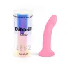 7 Inch Dildolls Glitzy Curved Silicone Suction Cup Dildo