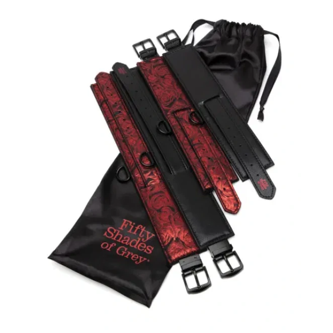 Fifty Shades of Grey Sweet Anticipation Reversible Under Mattress Restraint Set