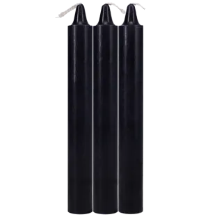 Japanese Drip Candles 3-Pack Black