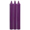Japanese Drip Candles 3-Pack Purple