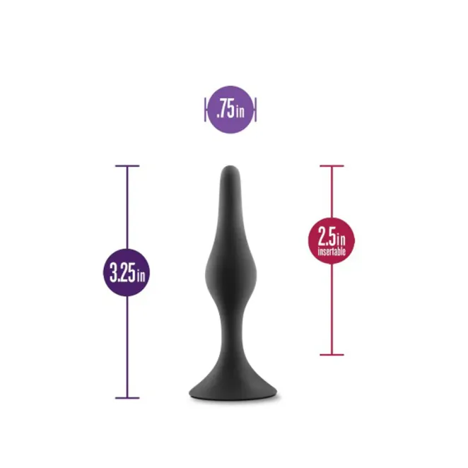 Anal Silicone Beginner Butt Plug Small