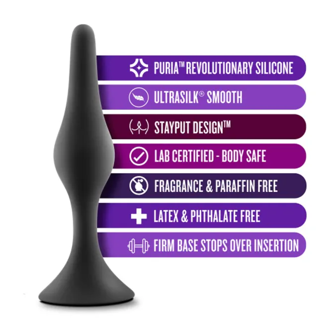 Anal Silicone Beginner Butt Plug Small