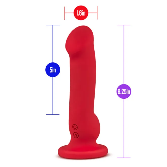 Impressions Las Vegas Vibrating Dildo Crimson