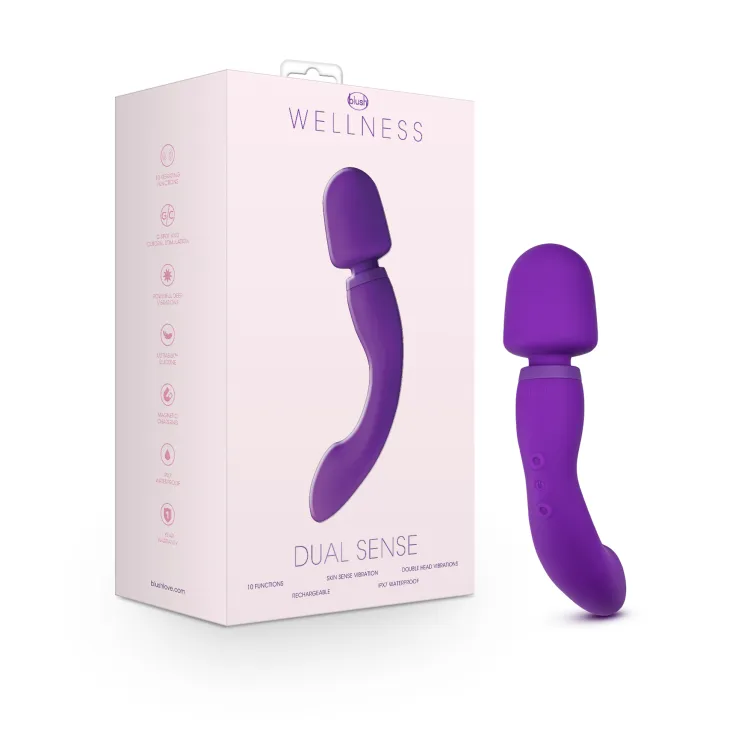 Dual Sense 10-Function Silicone G-Spot & Wand Vibrator Dual Sense 10-Function Silicone G-Spot & Wand Vibrator