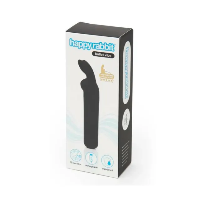 Happy Rabbit Rechargeable Rabbit Ears Bullet Vibrator