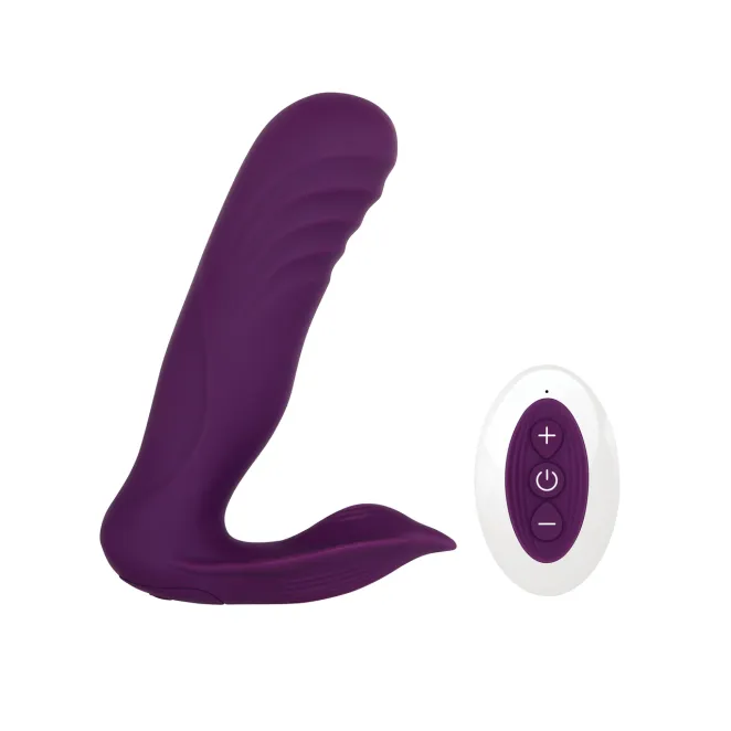 Velvet Hammer Thumping Thrusting Dual Stimulator with Remote