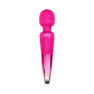 Nixie 8 in. Rechargeable Wand Vibrator Pink Ombre