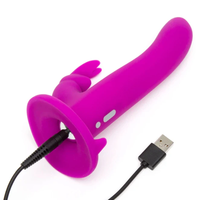 Happy Rabbit Rechargeable Vibrating Strap-On Harness Set