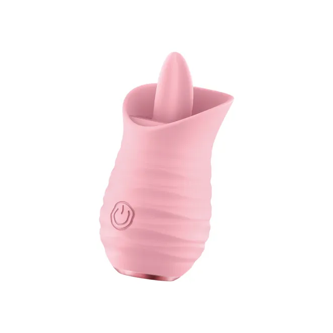 TV08 Flickering Tongue Vibrator Clitoral Stimulator Pink