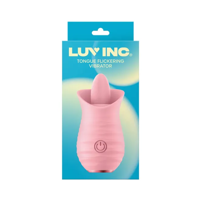 TV08 Flickering Tongue Vibrator Clitoral Stimulator Pink
