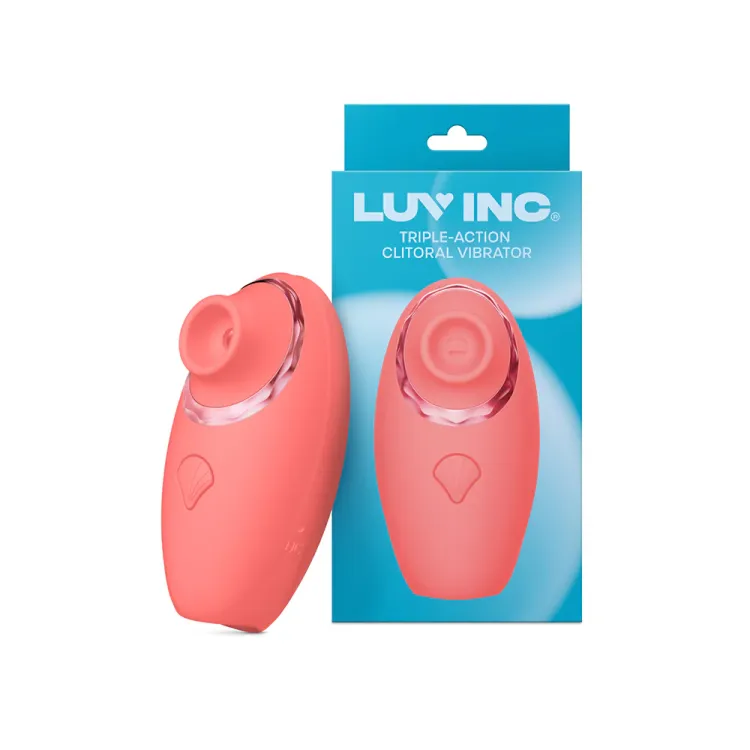 TV11 Triple-Action Clitoral Stimulator Coral TV11 Triple-Action Clitoral Stimulator Coral