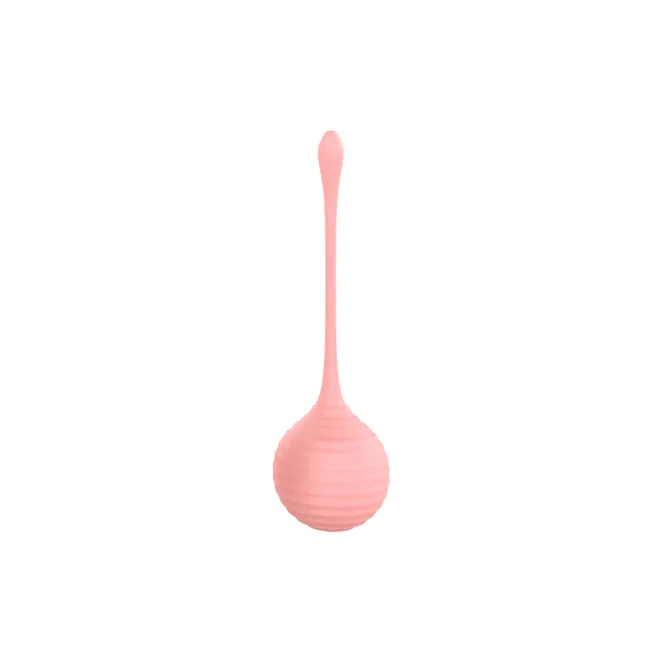 KG88 Kegel Balls Ribbed Silicone 2-Piece Set Pink