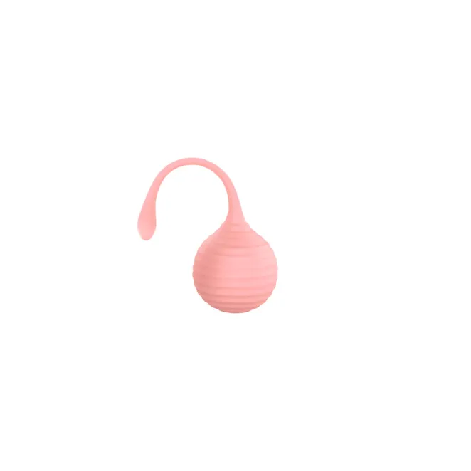 KG88 Kegel Balls Ribbed Silicone 2-Piece Set Pink