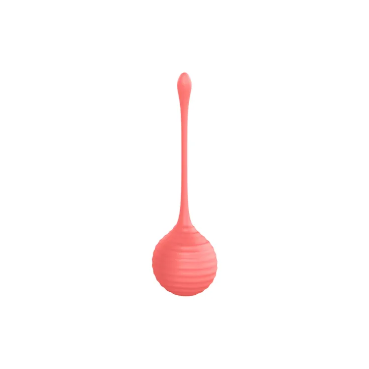 KG88 Kegel Balls Ribbed Silicone 2-Piece Set Coral KG88 Kegel Balls Ribbed Silicone 2-Piece Set Coral