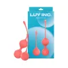 KG88 Kegel Balls Ribbed Silicone 2-Piece Set Coral KG88 Kegel Balls Ribbed Silicone 2-Piece Set Coral