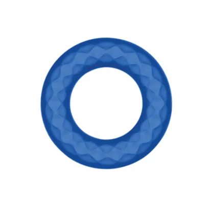 Silicone Vibrating Cock Ring Blue